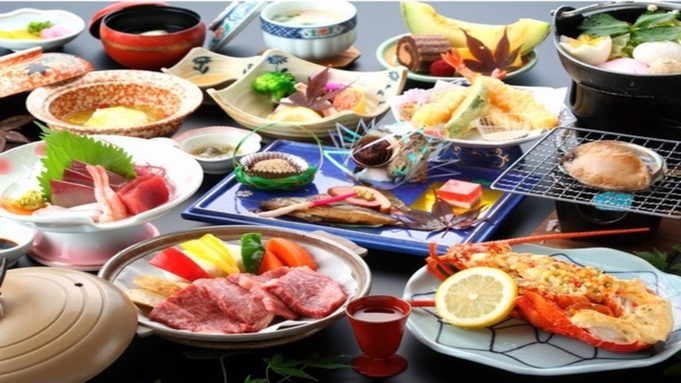 【豪華会席】＼イセエビ黄金焼き・長崎牛・海鮮料理／長崎・雲仙の豪華食材を贅沢に♪